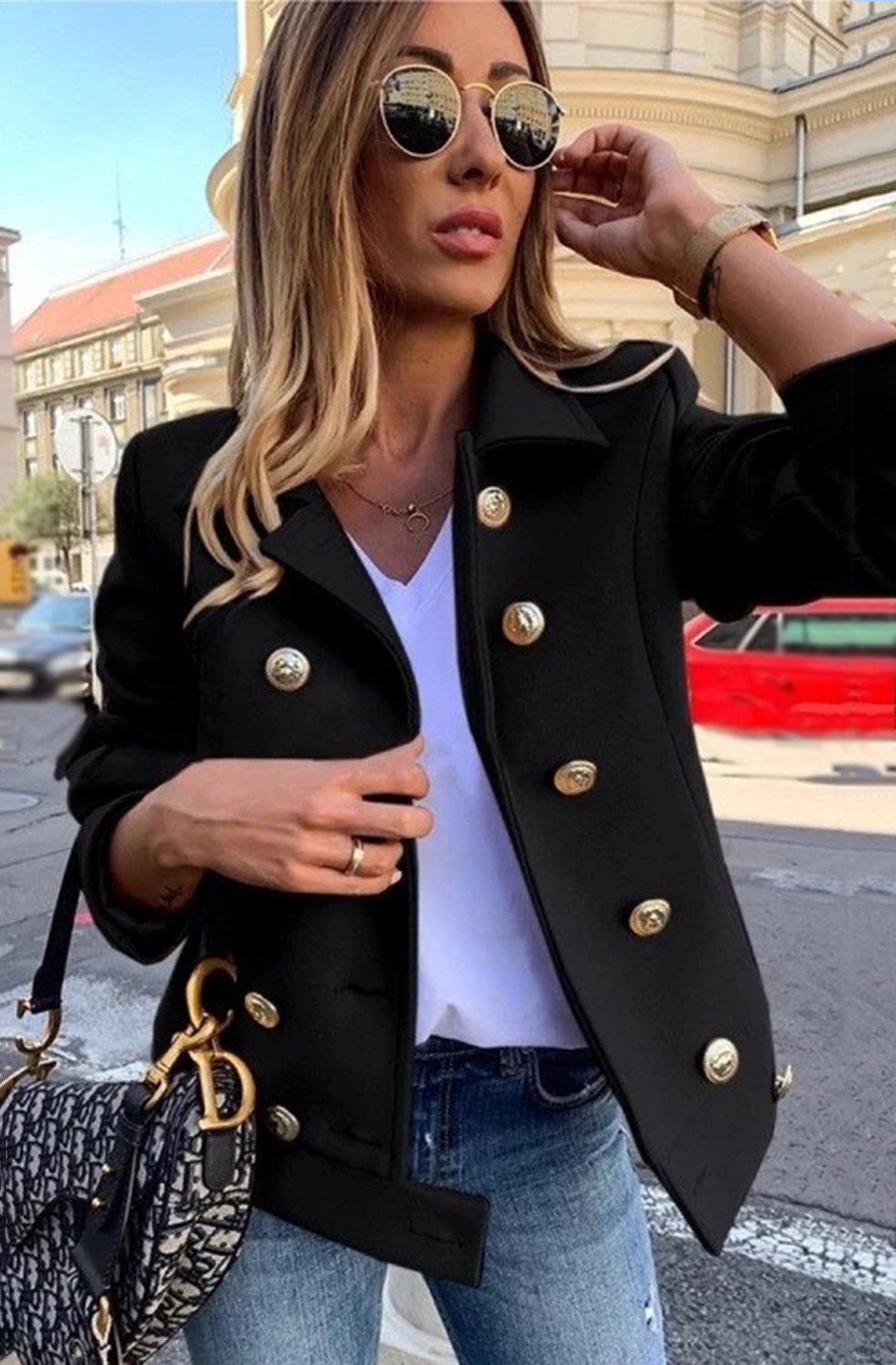 Claudia Military Coat Jacket