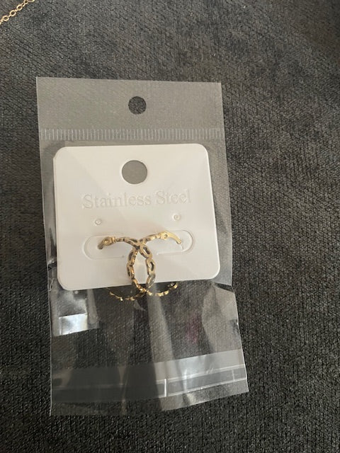 Stainless Steel Small Heart Earrings