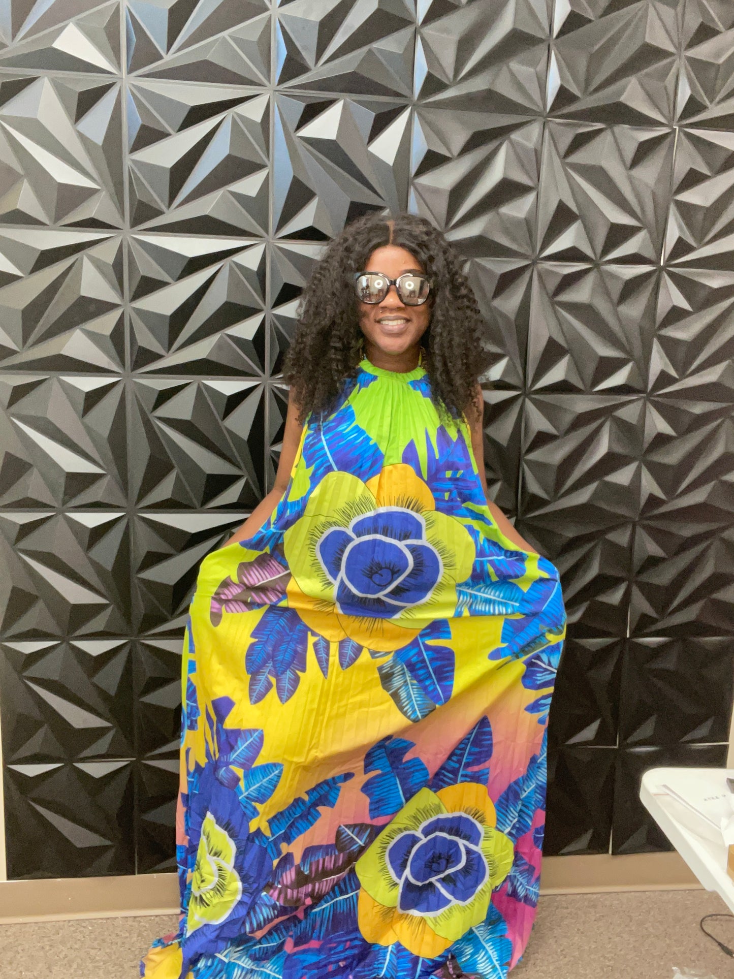 Long maxi dress w/pockets