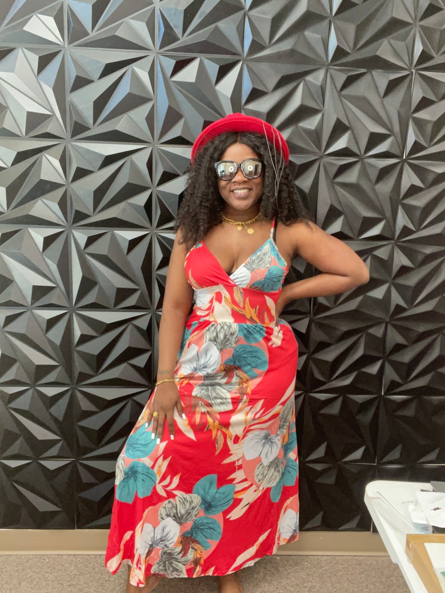 V neck Strapless dress