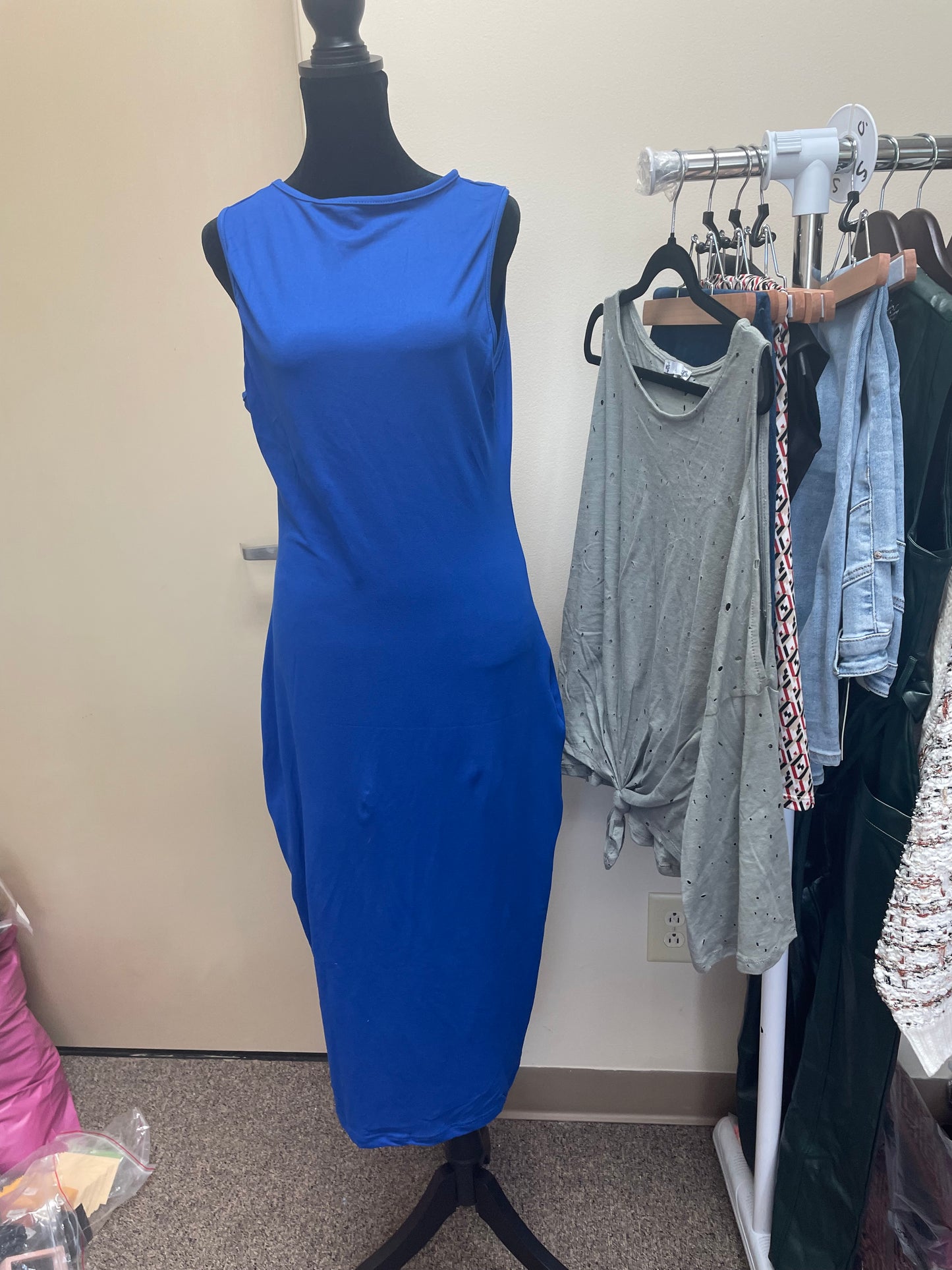 Solid Color Dress