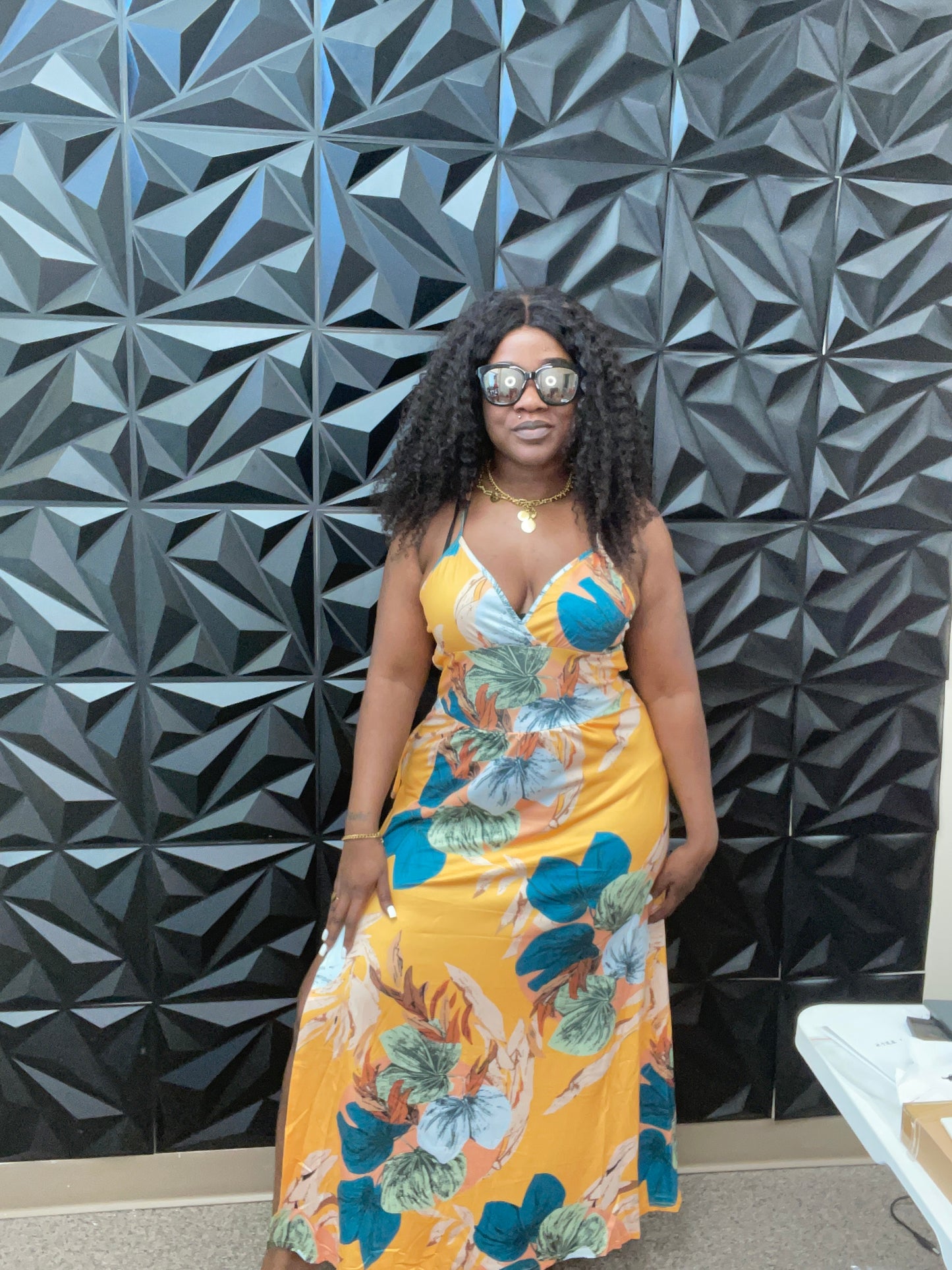 V neck Strapless dress
