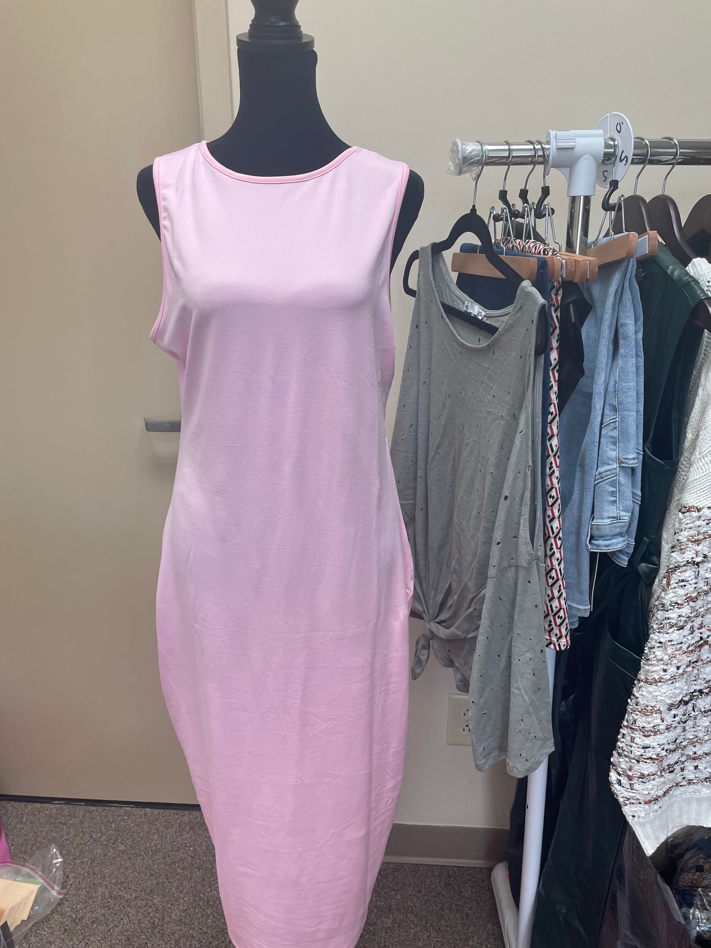 Solid Color Dress
