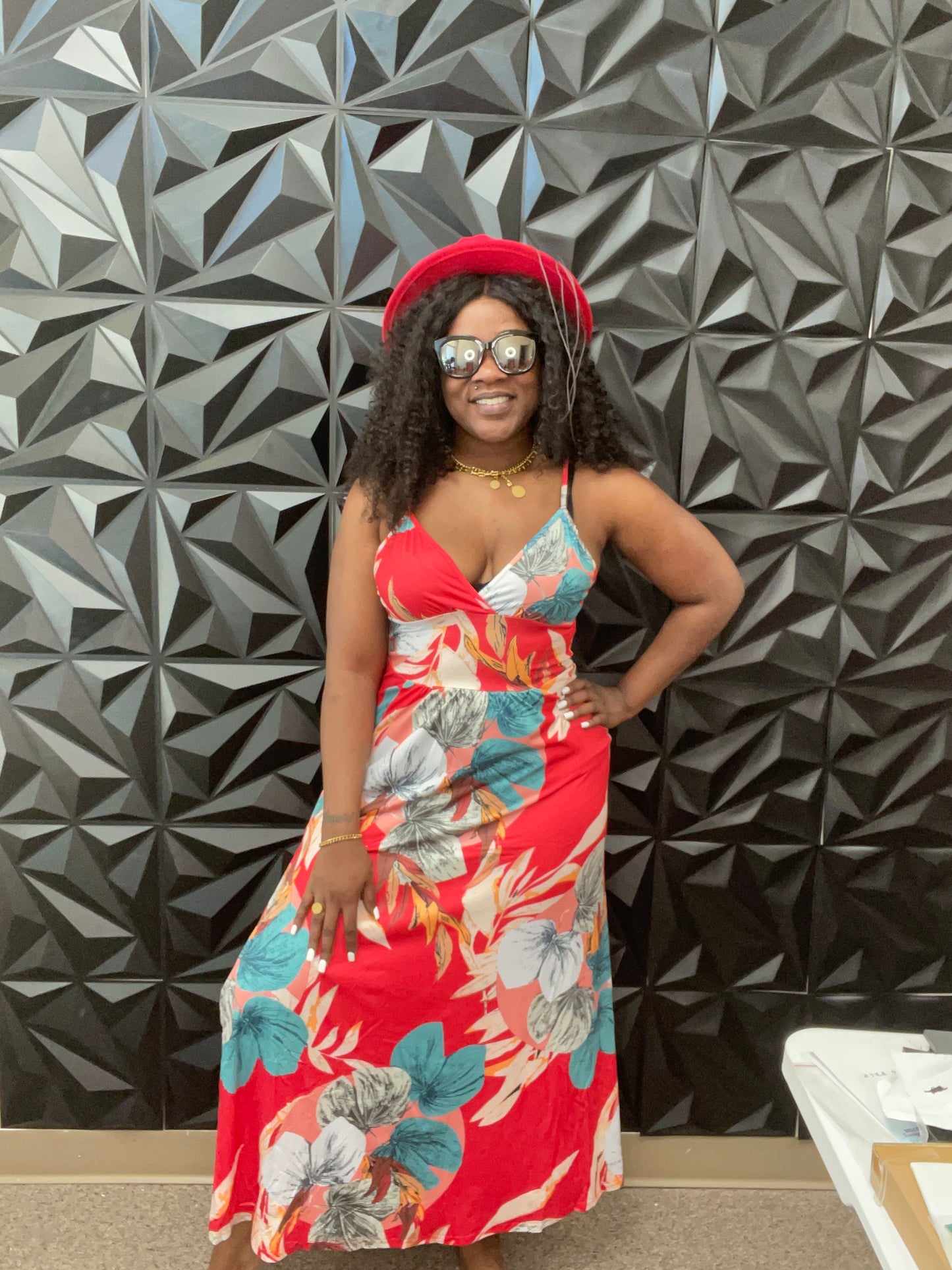 V neck Strapless dress