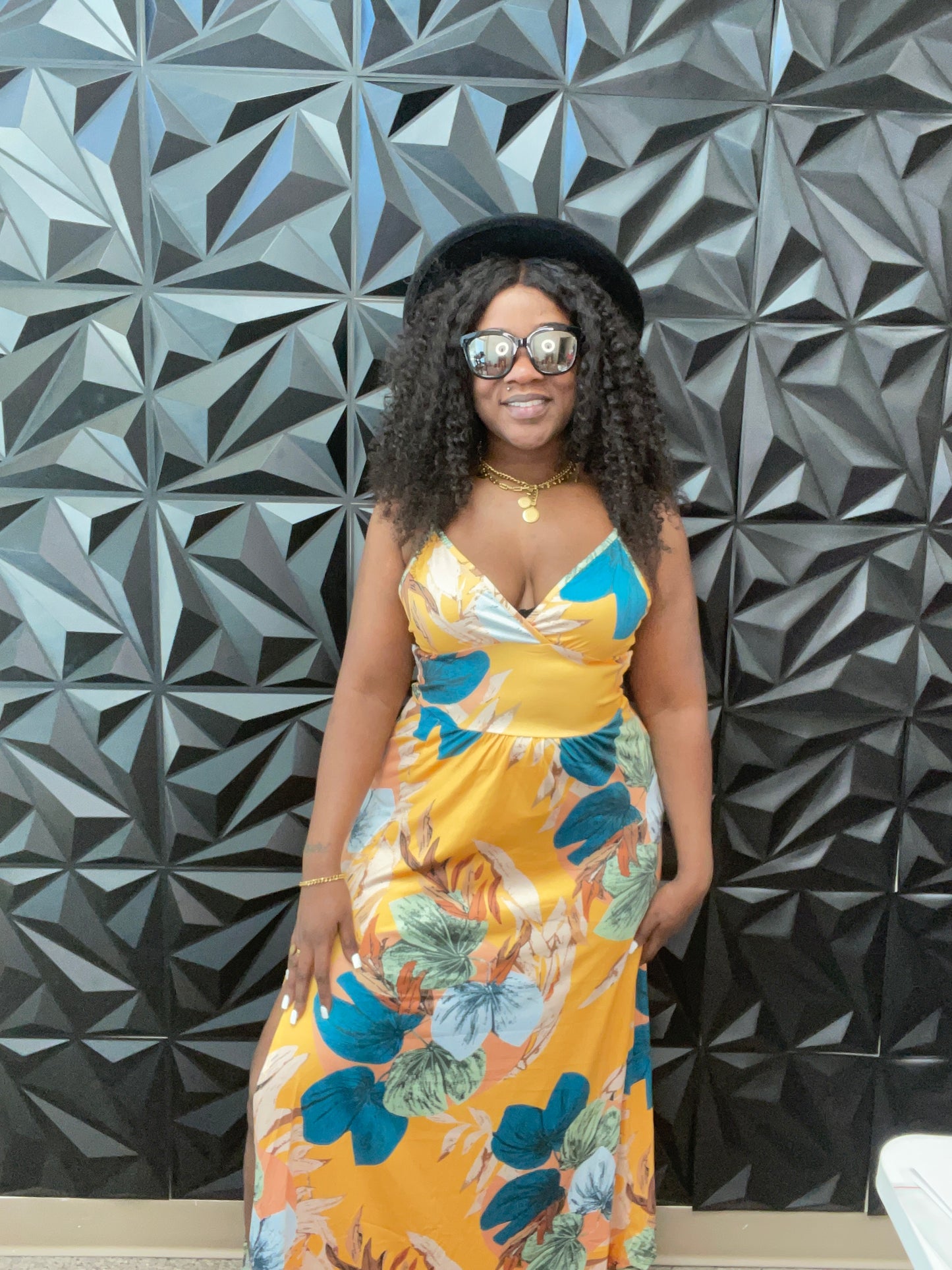 V neck Strapless dress