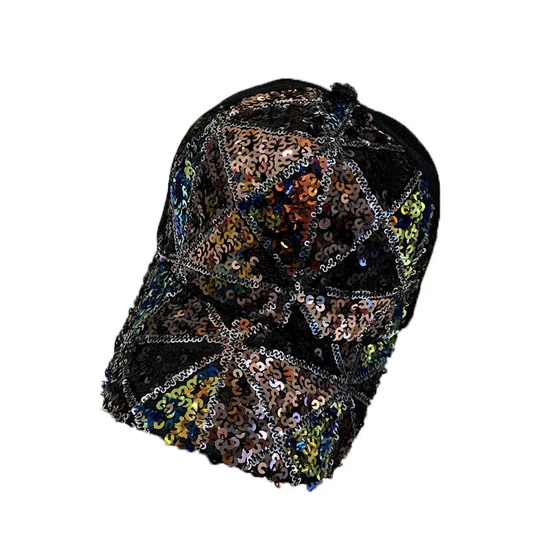 Sequin Mesh Fashion Hat