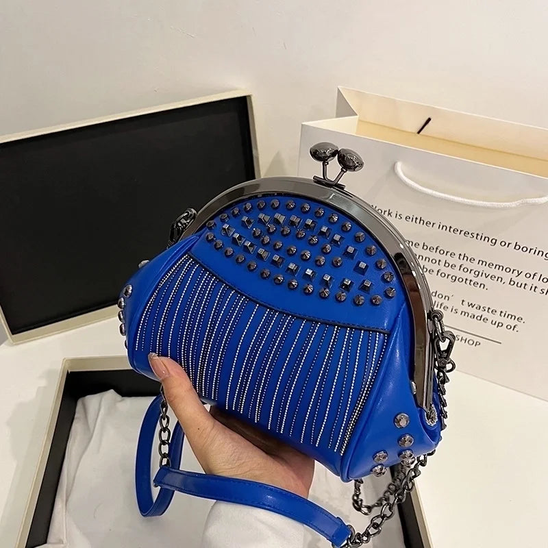 Small Pu Leather Classic Style Shoulder Bag