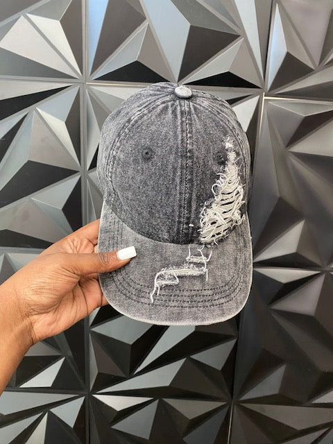 Distressed Demin Hats