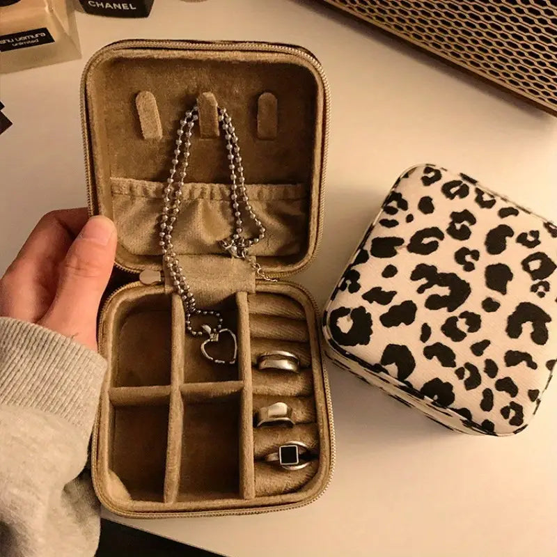Leopard Pattern Jewelry Box