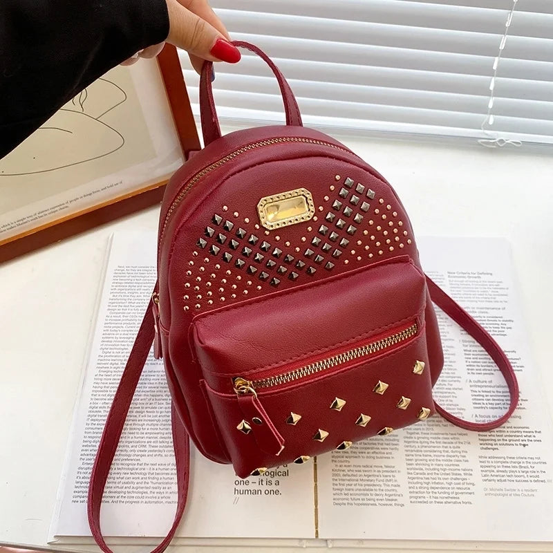 Small Studded Backpack