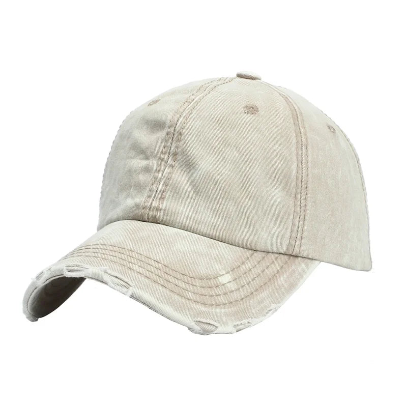 Solid Color Curved Eaves Baseball Cap